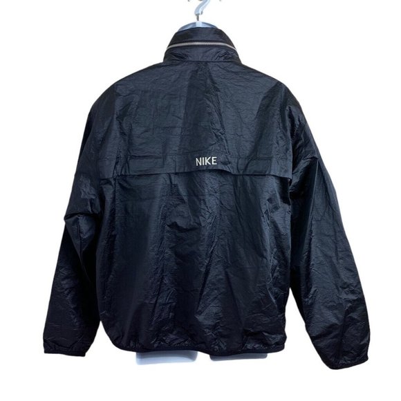 Nike Circa Black Rain Repellent Men’s Jacket Size Medium NWT Vented Zip - Picture 11 of 15
